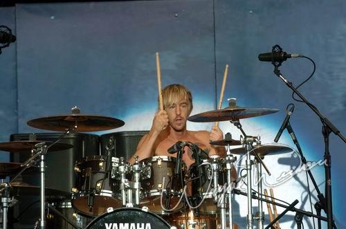Hoobastank at Rolling Rock Town Fair Latrobe, PA on July 31, 2004 &mdash; concert photo by Wayne Dennon