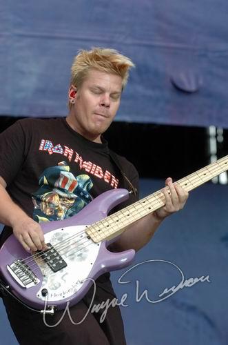 Hoobastank at Rolling Rock Town Fair Latrobe, PA on July 31, 2004 &mdash; concert photo by Wayne Dennon