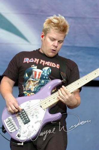 Hoobastank at Rolling Rock Town Fair Latrobe, PA on July 31, 2004 &mdash; concert photo by Wayne Dennon