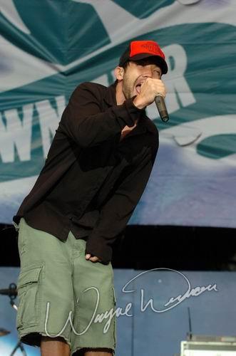 Hoobastank at Rolling Rock Town Fair Latrobe, PA on July 31, 2004 &mdash; concert photo by Wayne Dennon