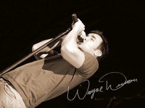 Hoobastank at Riverbend Music Center Cincinnati, OH on August 28, 2009 &mdash; concert photo by Wayne Dennon