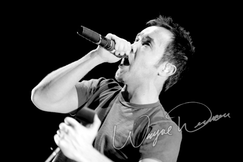 Hoobastank at Riverbend Music Center Cincinnati, OH on August 28, 2009 &mdash; concert photo by Wayne Dennon