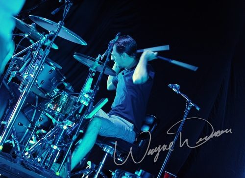 Hoobastank at Riverbend Music Center Cincinnati, OH on August 28, 2009 &mdash; concert photo by Wayne Dennon