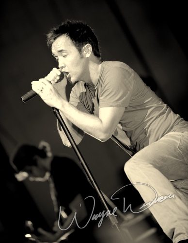 Hoobastank at Riverbend Music Center Cincinnati, OH on August 28, 2009 &mdash; concert photo by Wayne Dennon